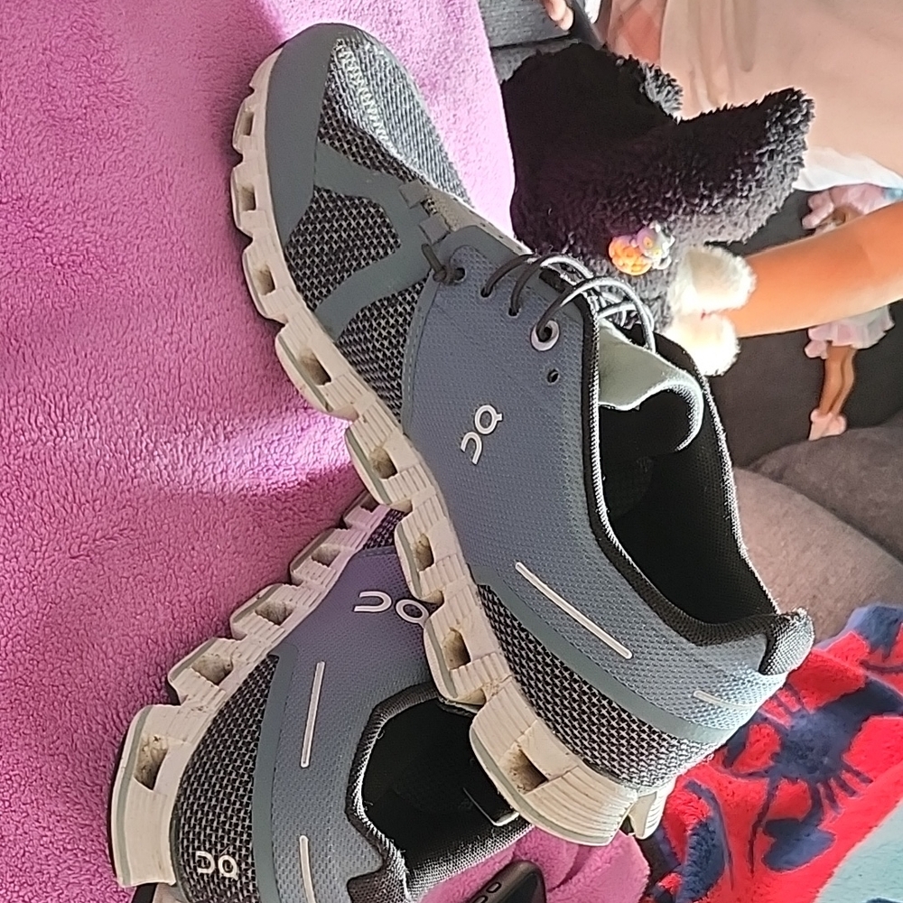 On Running Black and White Sneakers
